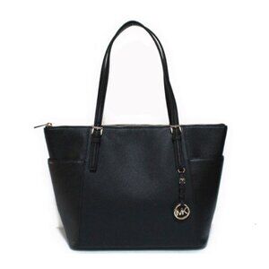 Michael Kors Sullivan Black Saffiano leather tote